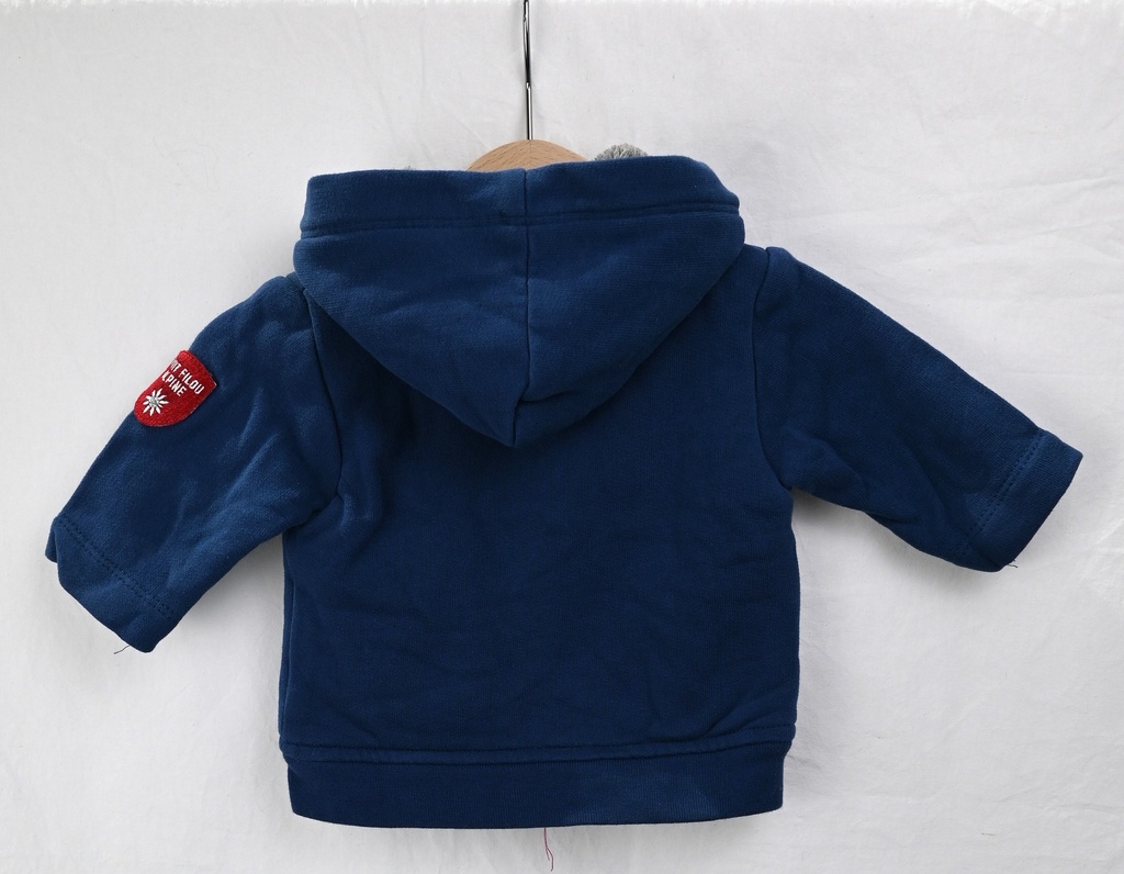 Warme hoodie met rits, P'tit Filou, 3 maanden - Extra 1