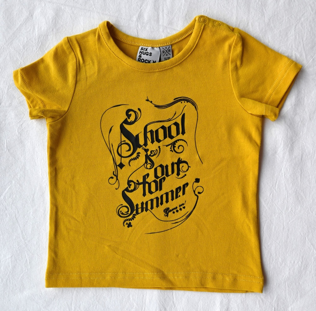 T-shirt, Six Hugs & Rock'n Roll, 9/12 maanden