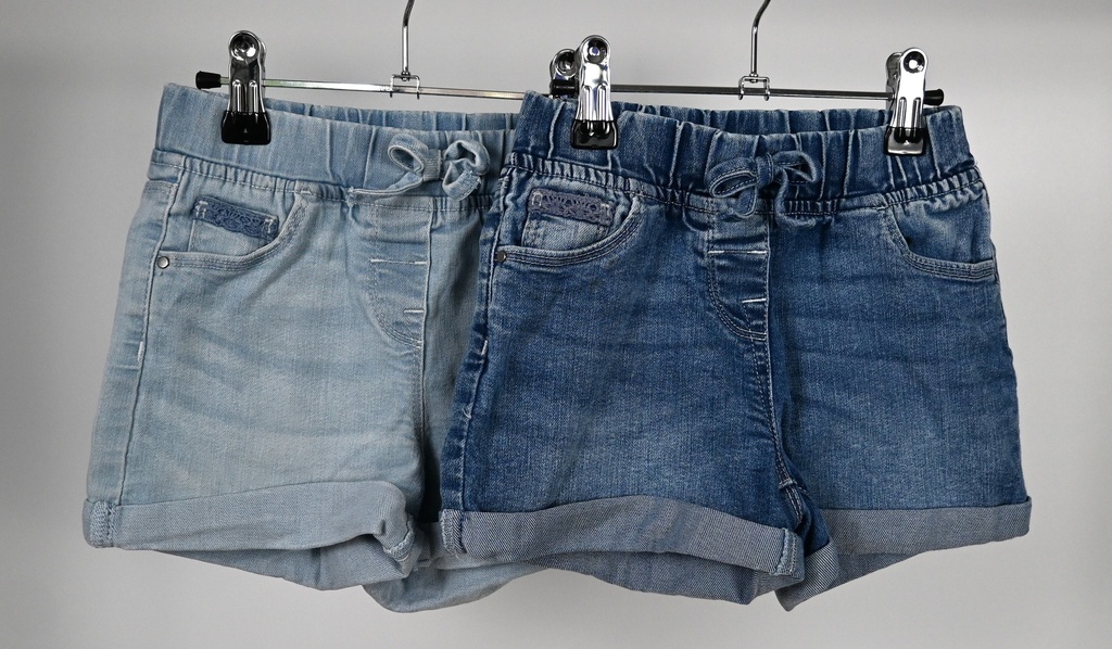 [YMI140] Set van 2 jeansshortjes, Next, 2/3 jaar