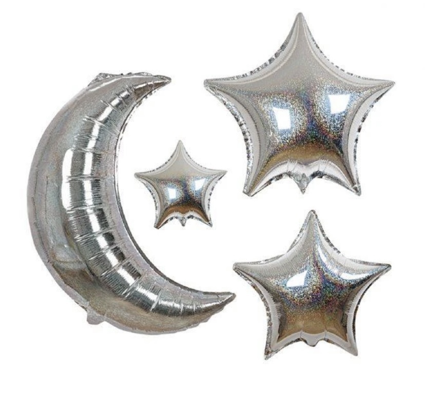 [OF8006-C] Opblaasbare sterren en maan