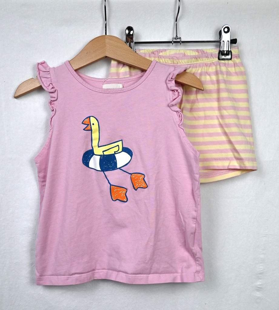 [LNO074] T-shirt en shortje, Filou & Friends, 4 jaar