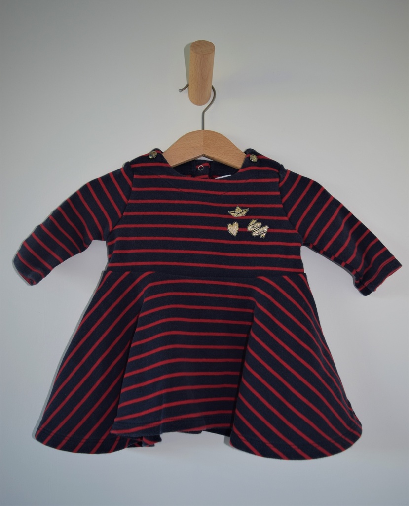 Winterkleedje, Petit Bateau, 6 maanden