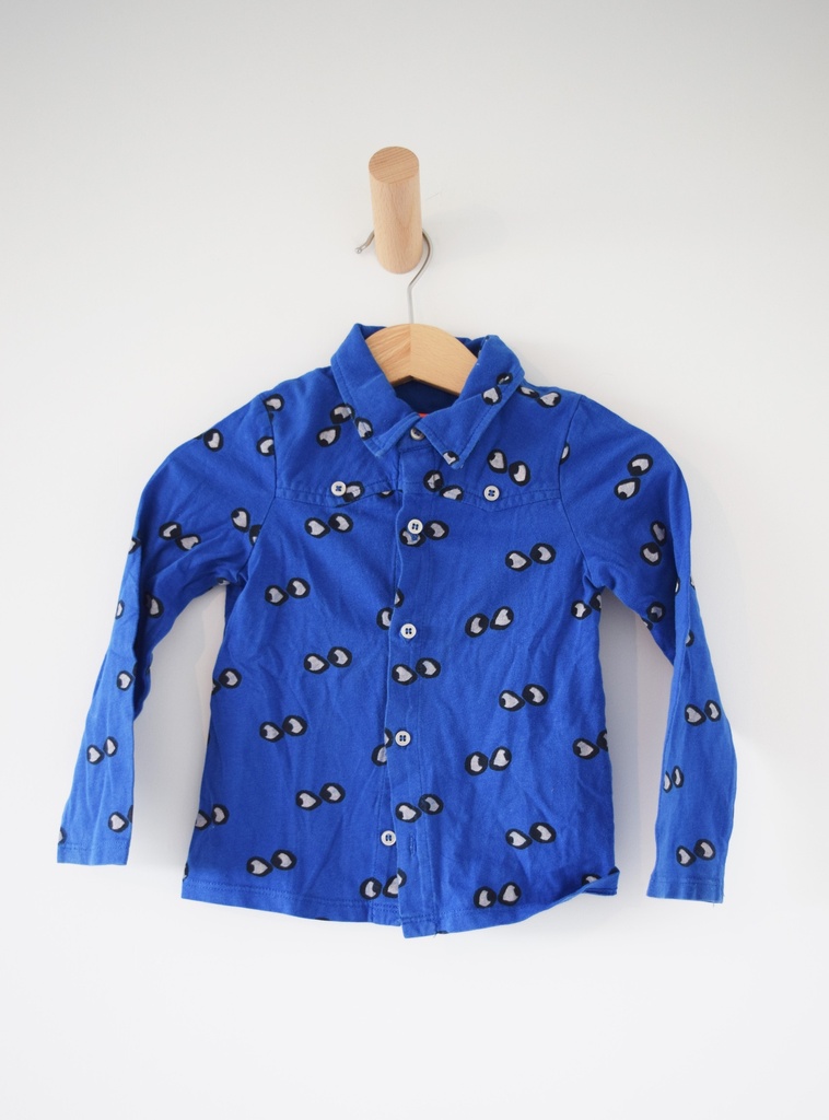 Hemd in T-shirtstof, Fred & Ginger, 2 jaar