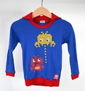 Longsleeve T-shirt, Retro-Rock-and-Robots, 3/4 jaar