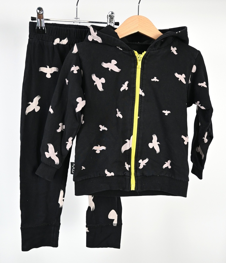 Hoodie met rits en legging, moi, 3/4 jaar