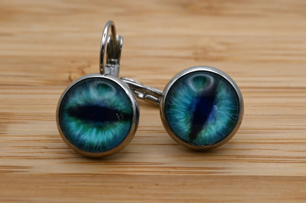 [IVOO006] Oorbellen Kattenoog