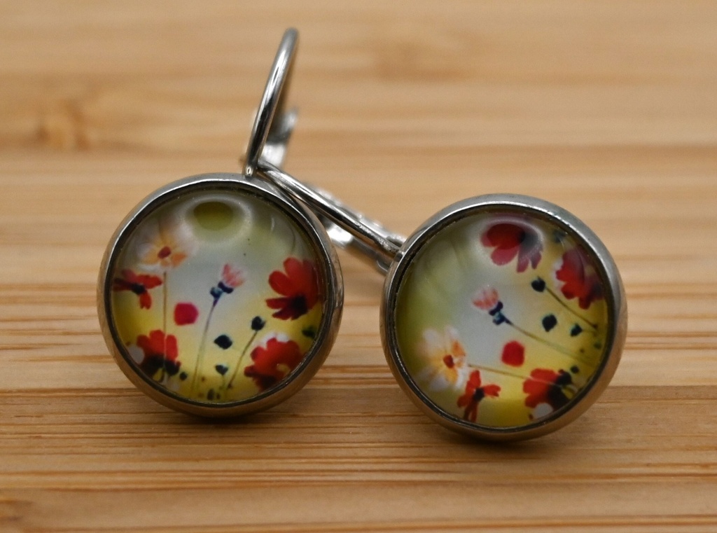 [IVOO001] Oorbellen Bloemenveld