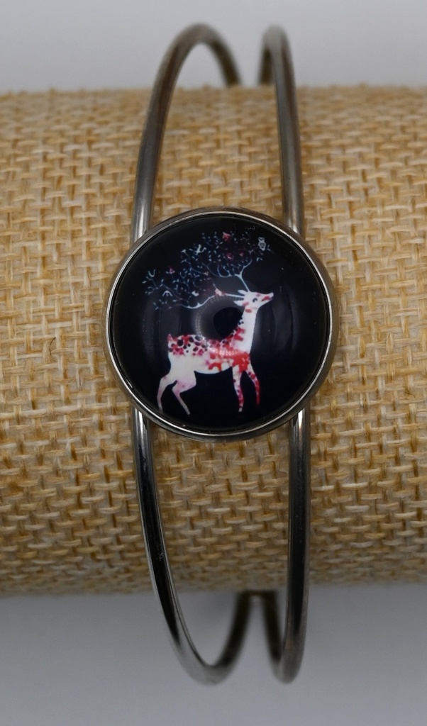 [IVAR013] Armband Cuff Hert Rood