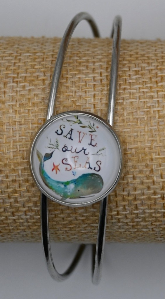 [IVAR009] Armband Cuff Save our seas