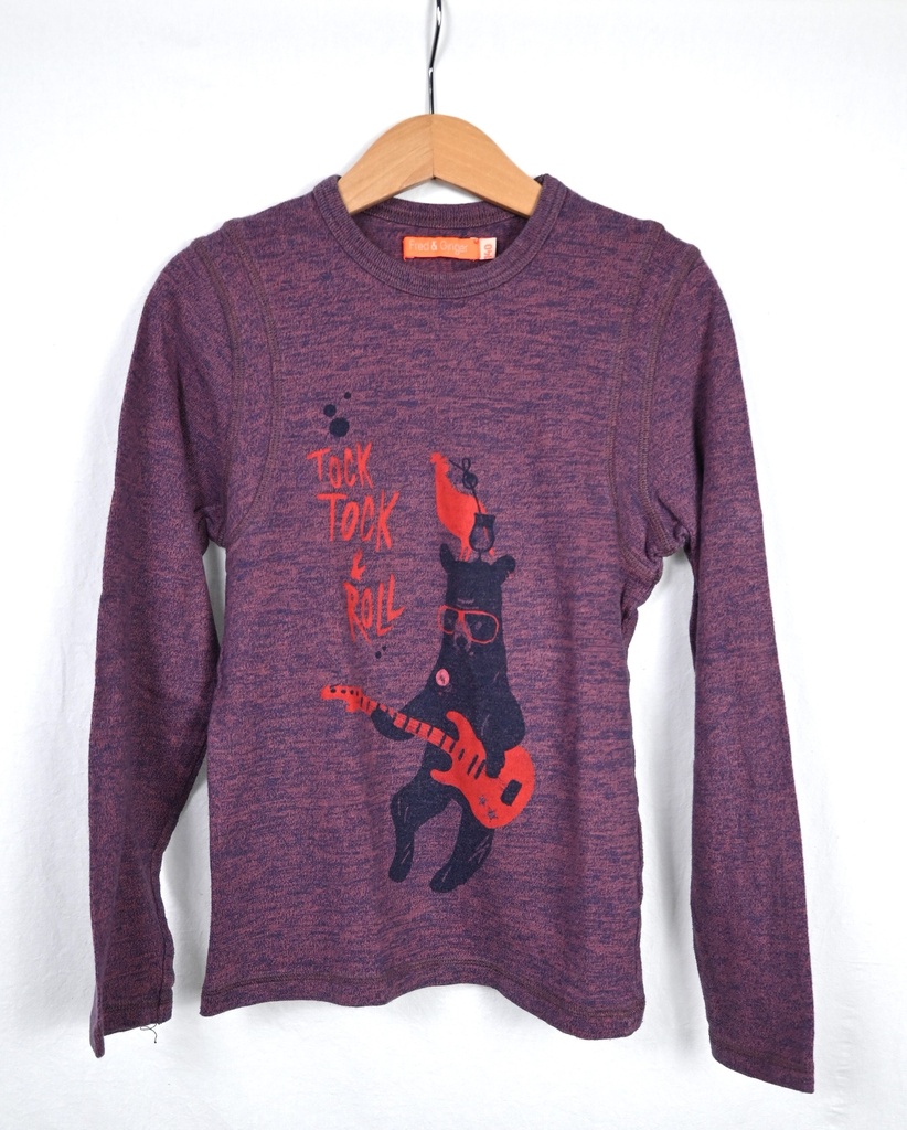 [ELD065] Longsleeve T-shirt, Fred & Ginger, 10 jaar