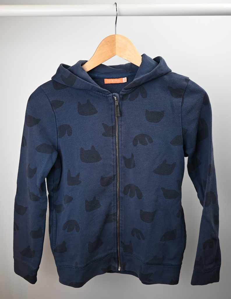 [ELD033] Hoodie met rits, Fred & Ginger, 12 jaar
