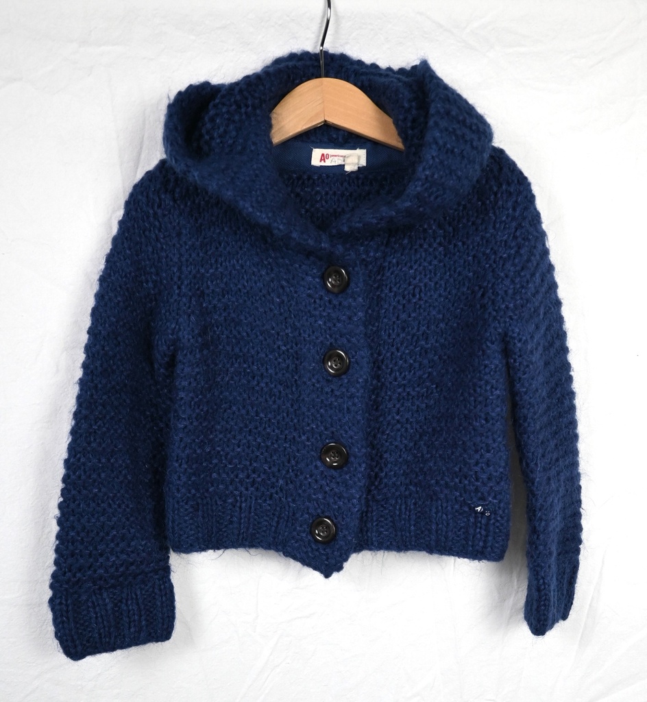 [EDK333] Cardigan met kap, AO76, 4 jaar