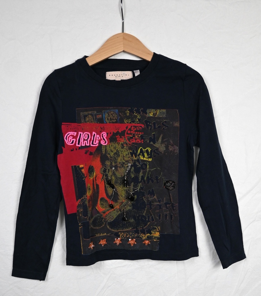 [EDK219] Longsleeve T-shirt, Essentiel Girls, 6 jaar