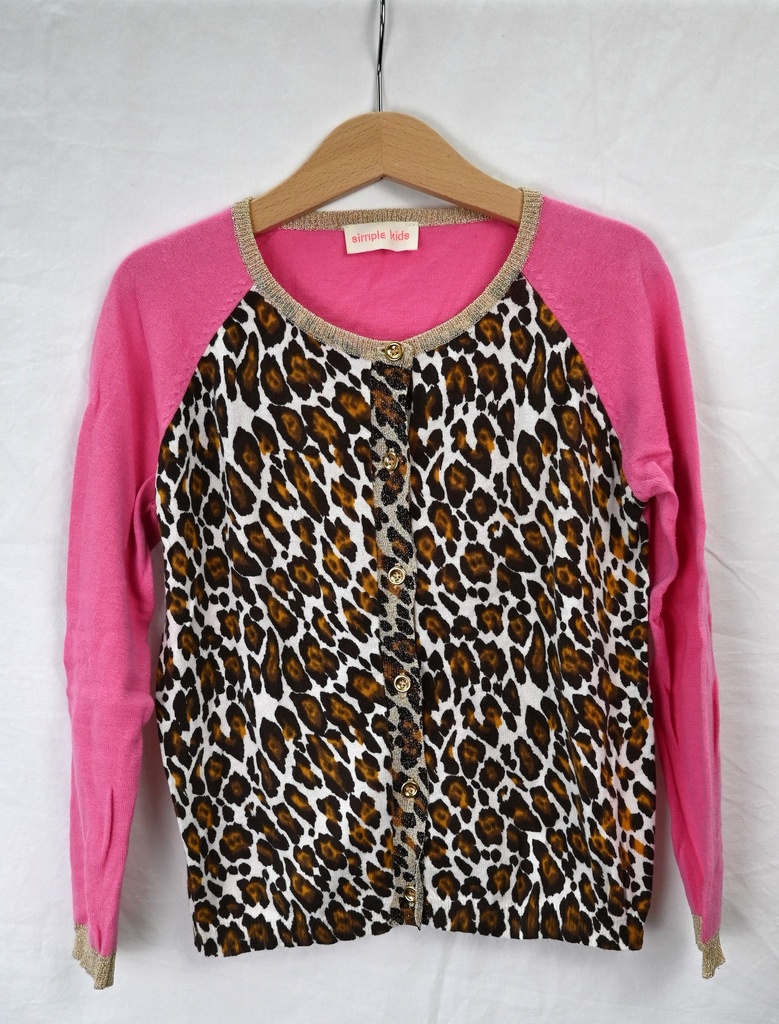 [EDK087] Cardigan, Simple Kids, 8 jaar - PI