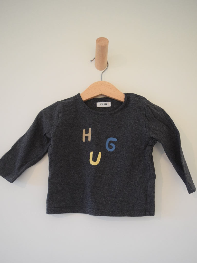 [ECO013] Longsleeve T-shirt, Filou & Friends, 9 maanden