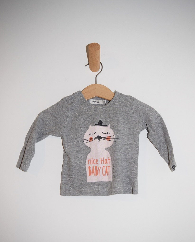 [TIC023] Longsleeve T-shirt, Baby Filou, 6 maanden