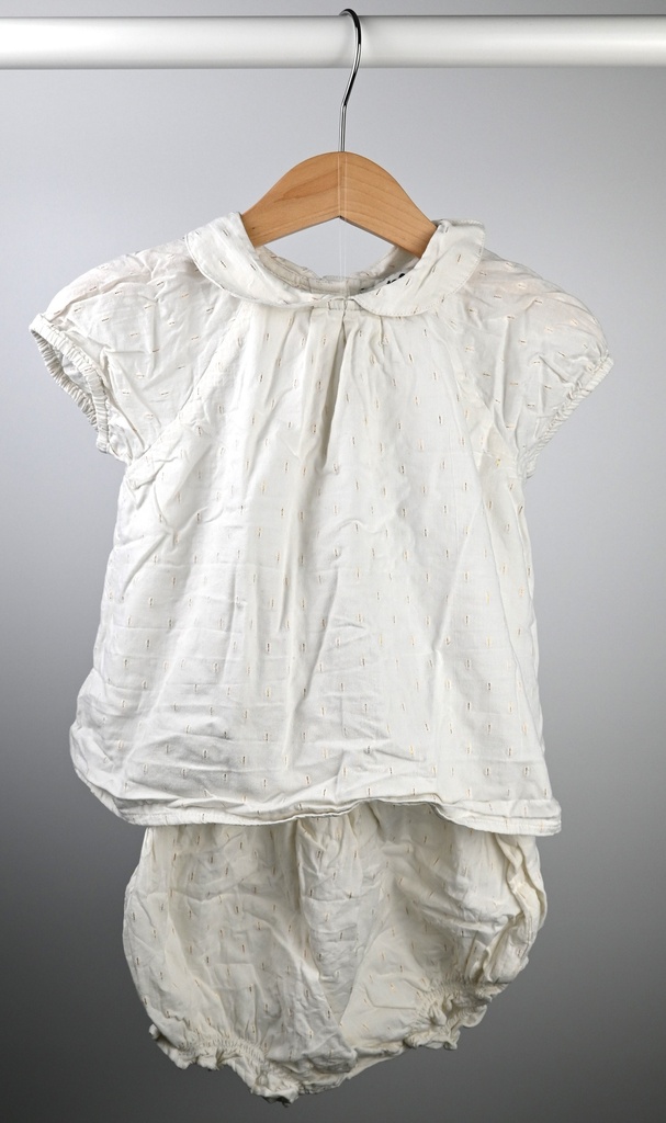 [STW003] Blousje/kleedje en pamperbroekje, Cyrillus, 18 maanden